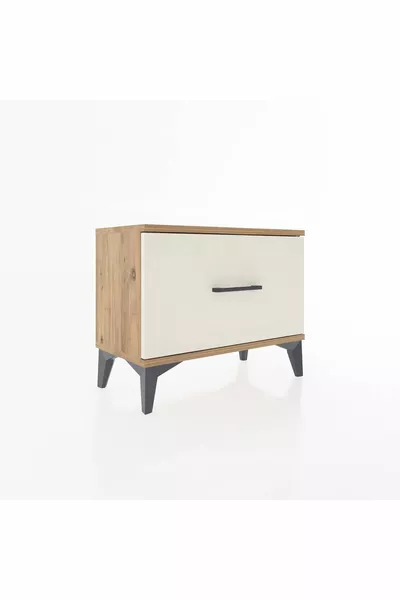 Arges Komodin Tek Çekmeceli  Çam-Aytaşı