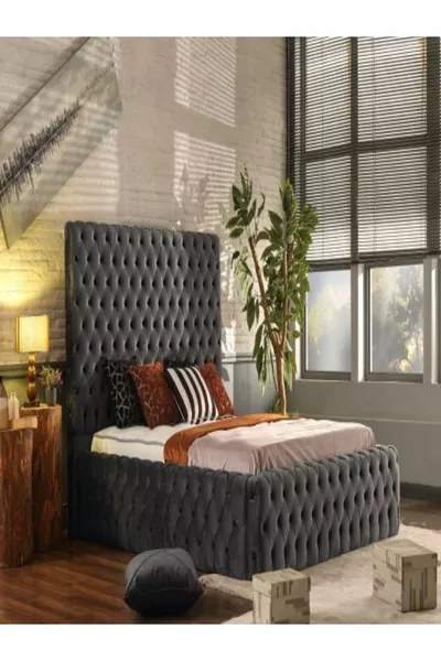 / Sandıklı Pool Base Headboard Set High Mountain