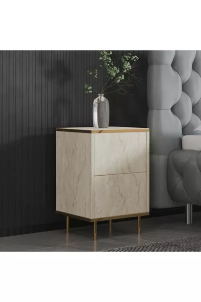Komodin Kozan Travertine Gold