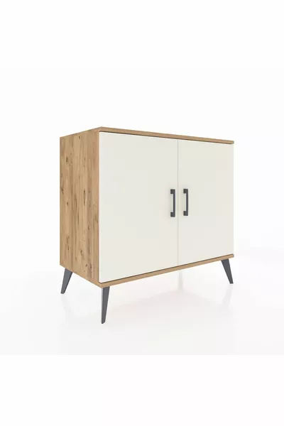 Hyperion Dressoir 2 Planken 2 Deuren Den-Hout/Den