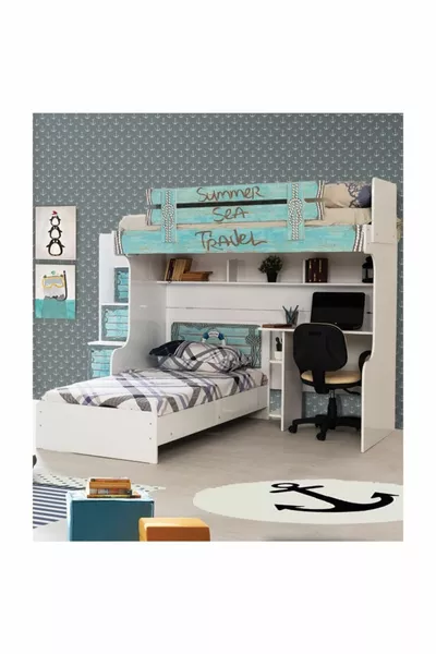 سرير بطابقين، سرير صيفي بطابقين، سرير مكتب