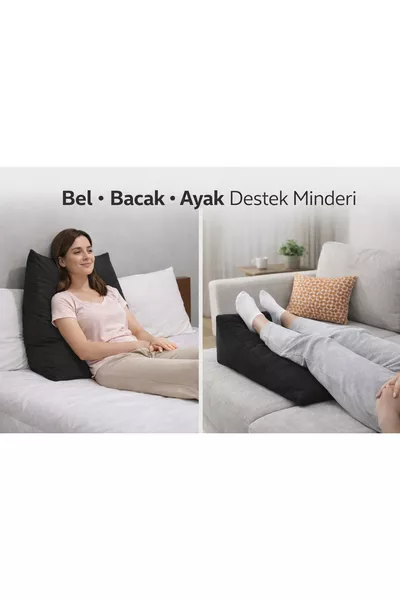 وسادة دعم مثلثية – لتخفيف التعب عن الظهر والساقين والقدمين – نموذج إيكو مريح