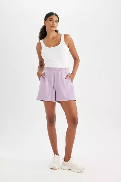 DeFactoFit Standard Fit Athlete Short Leg Modal Shorts HS