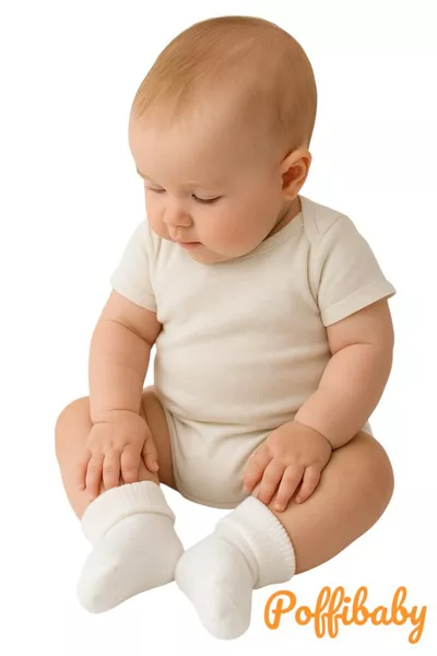 Organic Cotton Unisex 5-Pair Boxed Premium Newborn Baby Socks