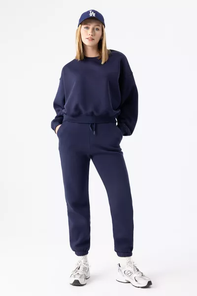 Dames Jogger Donkerblauwe Trainingsbroek