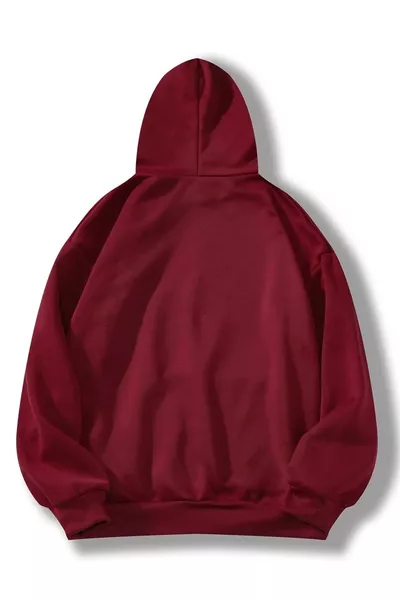 Унисекс базовое худи с карманом