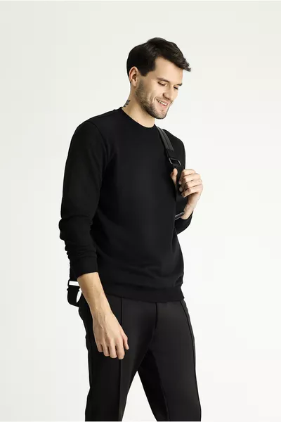 Crew Neck Cotton Sweatshirt