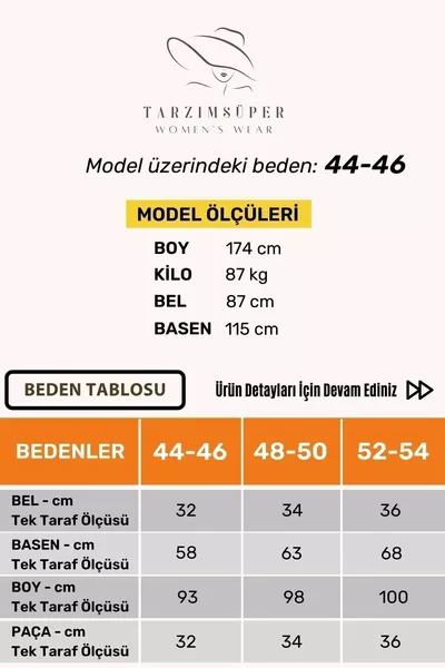 Women's Plus Size Comfort Model Elastic Waist Stretch Cotton Loose-Fit Wide-Leg Pants