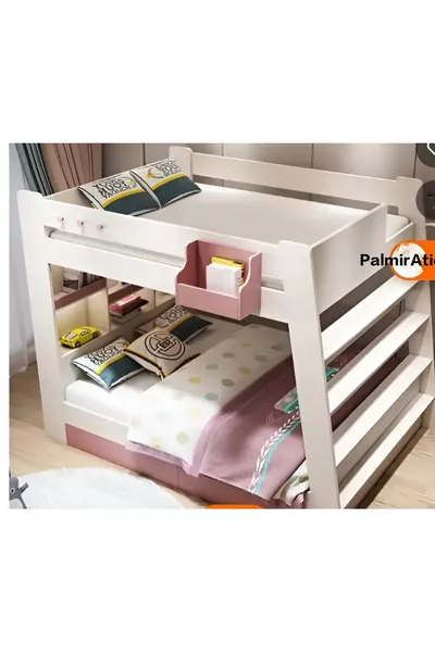 Special Offer Product Bunk Bed Luxury Product with Bookshelf
