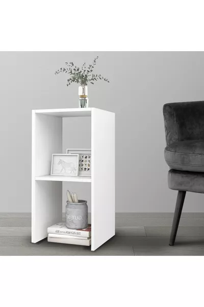 طاولة جانبية كومودين رف زخرفي بجانب السرير