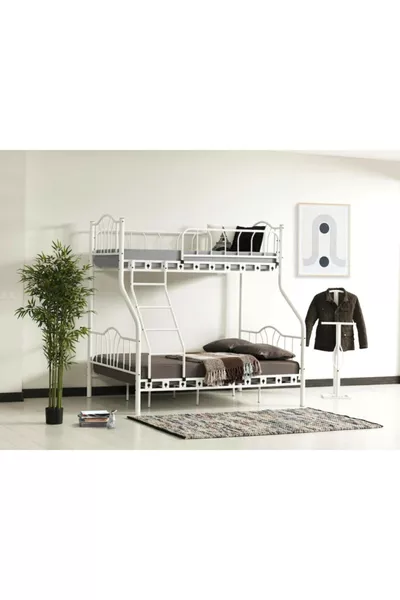 3-Person Parent Bedroom 3-Piece Summer Guest Metal Bunk Bed * + *