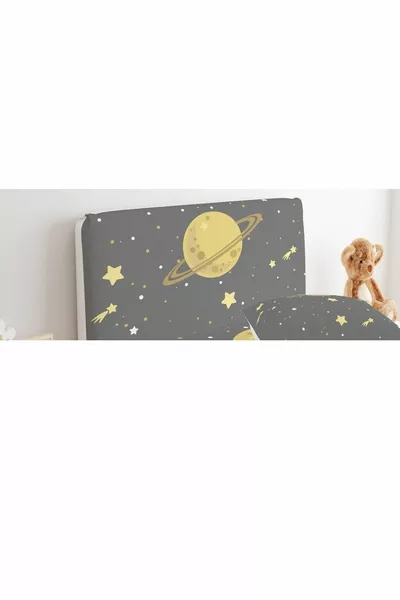 Капак за основа с планети и жълти звезди