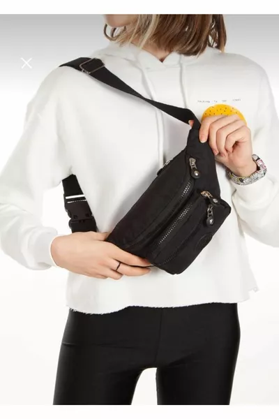 Yuppy Club Unisex Knittertasche mit Querträgern für Taille, Schulter und Sport