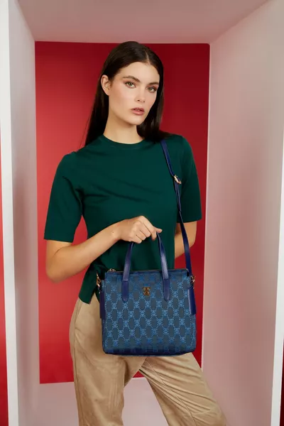 Sac à épaule en denim pour femme 