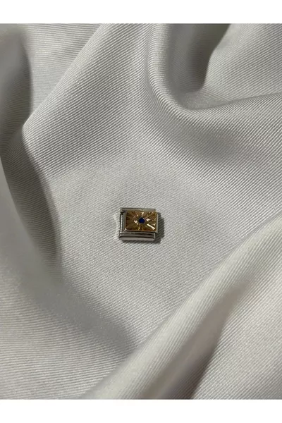 سوار تعويذة إيطالي من الفولاذ المقاوم للصدأ