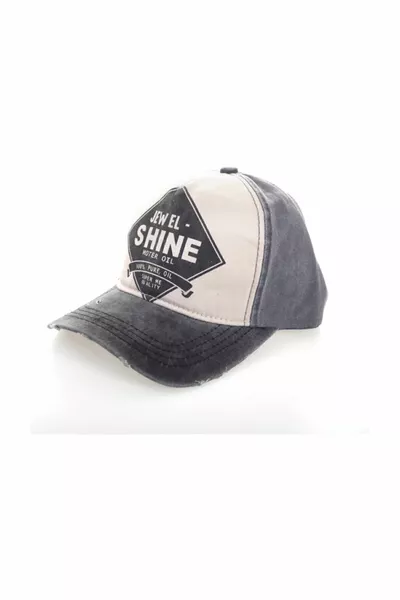 قبعة بيسبول جويل شاين موديل  متهالكة باللون الرمادي