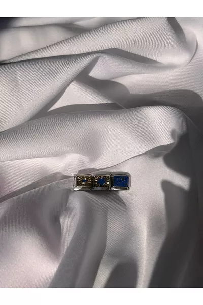 3-Piece Italian Bracelet Charm Set