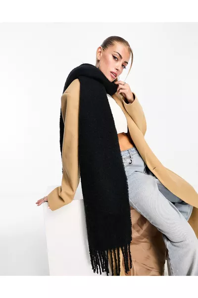 Écharpe unisexe en bouclette premium douce