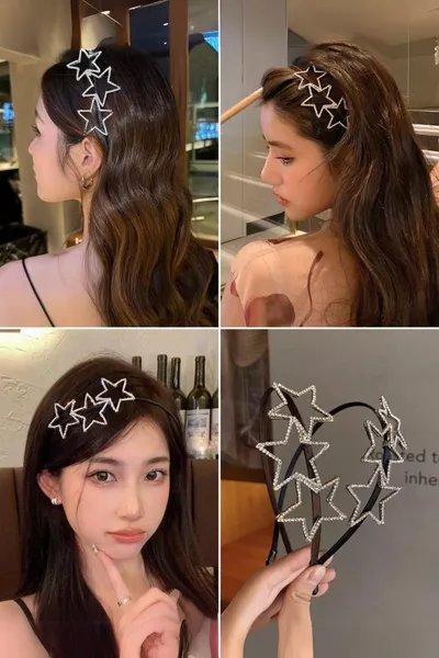 Crown with Zircon Stone and Star Design