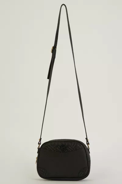New Black Print Women's Shoulder Bag 
