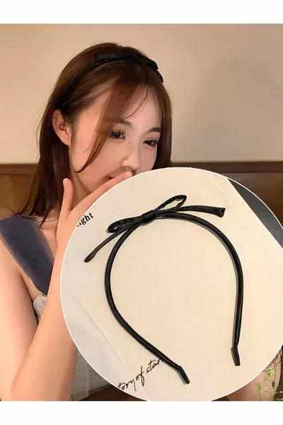 delicate bow headband