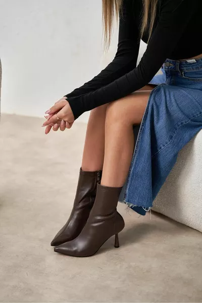 Bruce Brown Colored Slim Heels Stivali elasticizzati da donna