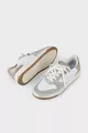 Gold Leather Women's Sneakers