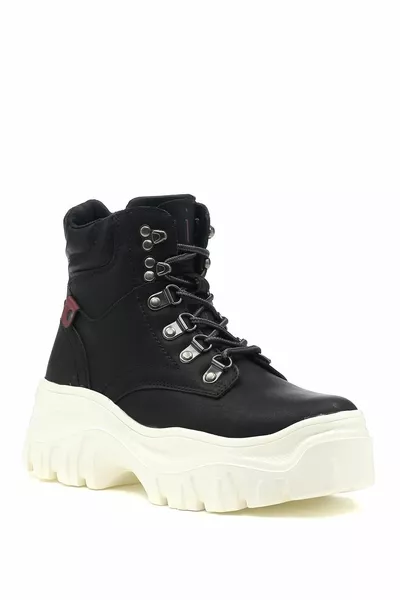 Noir - Perle Lamego.s.z 1pr Bottes Sneaker Femme