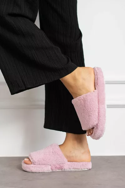 Modafrato FEATHERED OUTDOOR Дамски домашни чехли Зимни чехли Безшумна подметка