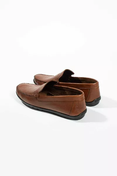 الرجال جلد طبيعي كامل ومريح تناسب أحذية العظام عارضة