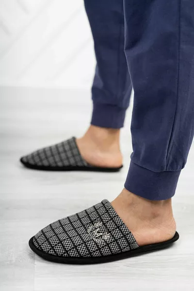 Fluffy house slippers do not make noise for men and women, the sole can be washed with fur inside