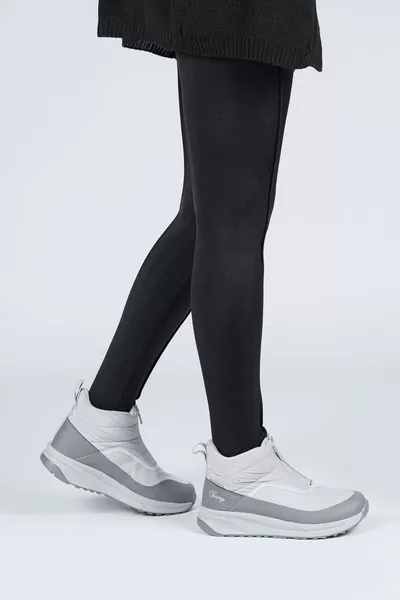  Zipper Grey - темно-серые женские водонепроницаемые сапоги