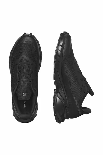 حذاء جري رجالي أسود _ALPHACROSS 5
