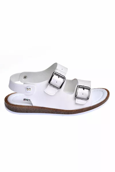 كيكو Sb  صندل أورتو بيديك صنادل للأولاد شباشب أبيض