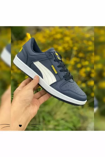 Тъмносини ежедневни обувки за ходене