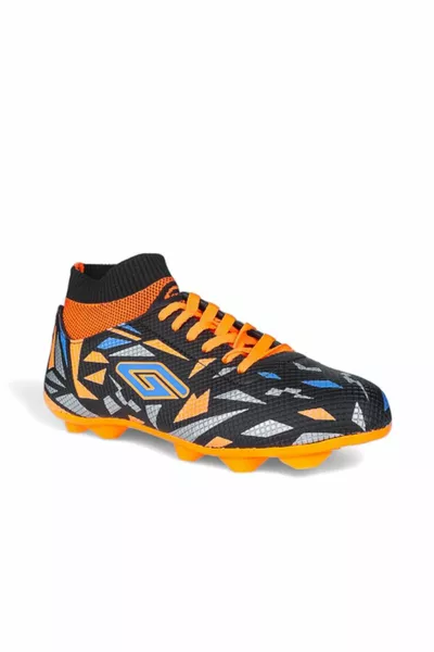 Chaussures de football Astroturf chaussures de football avec chaussettes  noir orange nouvelle saison