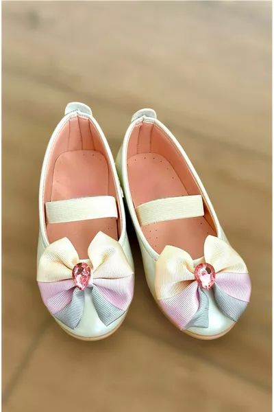 Fiocco dettagliato ballerine