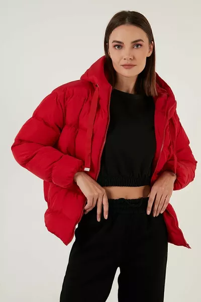 Doudoune à capuche Manteau femme 