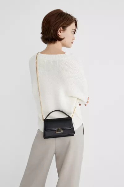 Чанта през рамо с двойна дръжка