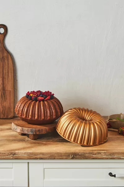 Cake Pro Нарезанная золотая литая форма для торта