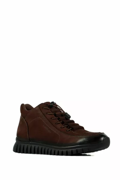 Echtes Leder Braun Torje Outdoor Herren Stiefel