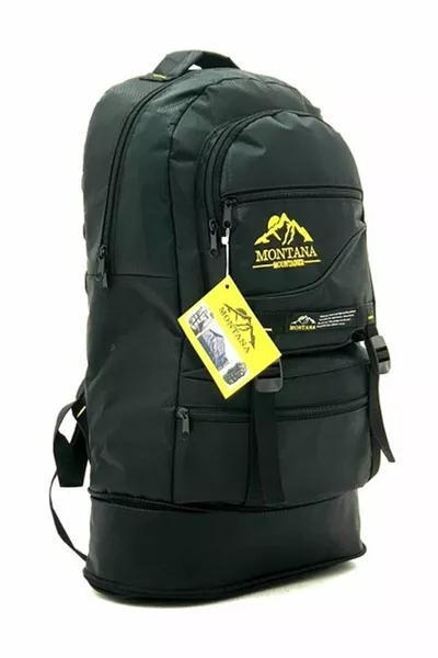 Bellows Mountaineer Backpack  Liter Capacity-camping Tasche Schwarz (FARMAFA)