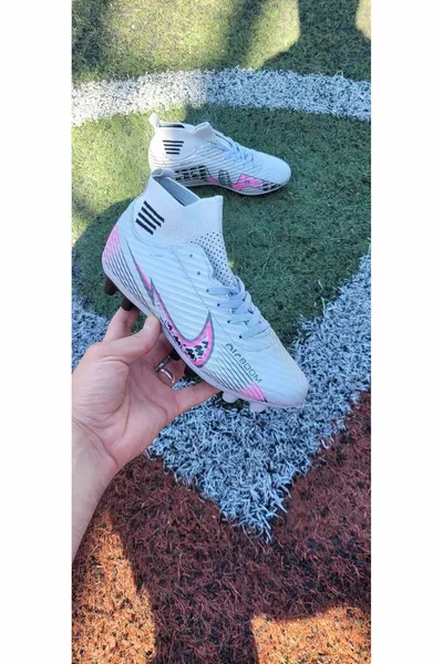 أحذية كرة القدم أحذية كرة القدم مع الجوارب أحذية كرة القدم للأطفال الكبار الشباب تستخدم على العشب والعشب الصناعي