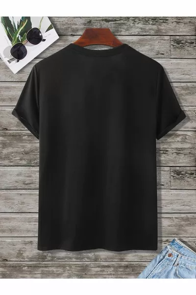 Unisex Hashtag White Maglietta Girocollo Oversize Stampata