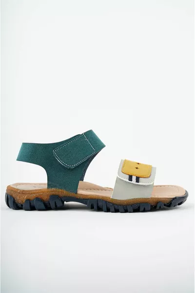 Mickey Guaranteed Casual Orthopedic Lightweight Sole Single Band Velcro Unisex Kids Sandals