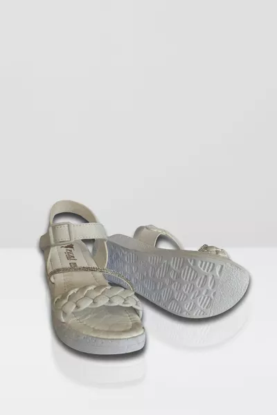 الفتيات من السهل الفيلكرو السحابة بريق العظام شقة وحيد الصنادل الصيف