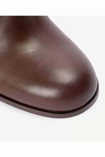 Canvas Detailed Heeled Boots