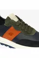 Herren Light Navy Blau Fliesen Echtleder Turnschuhe 