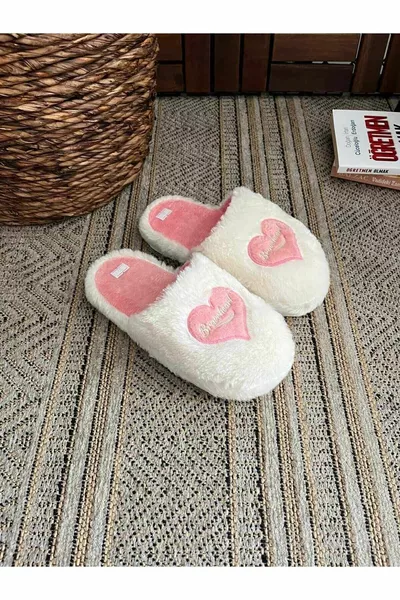 Пухкаво сърце фигурно Penduf Дамски домашни чехли Пухкави чехли Пакет зестра