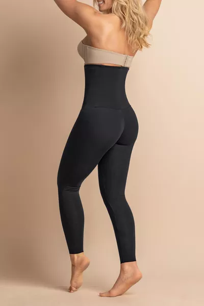 ليجن ضاغط خصر عالي مع حزام سيليكون مانع للانزلاق لتحديد الجسم وتنحيف الوركين